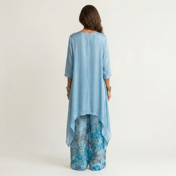 Liana | Flowing Two-Piece Pant Set