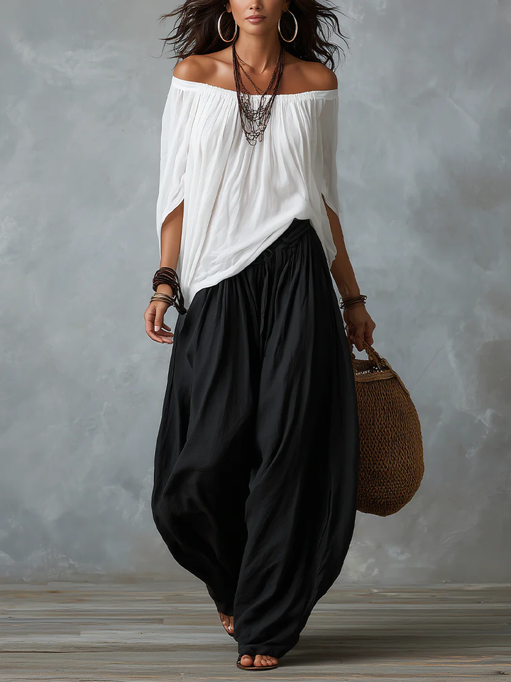Seraphina | Bohemian Two-Piece Pant Set