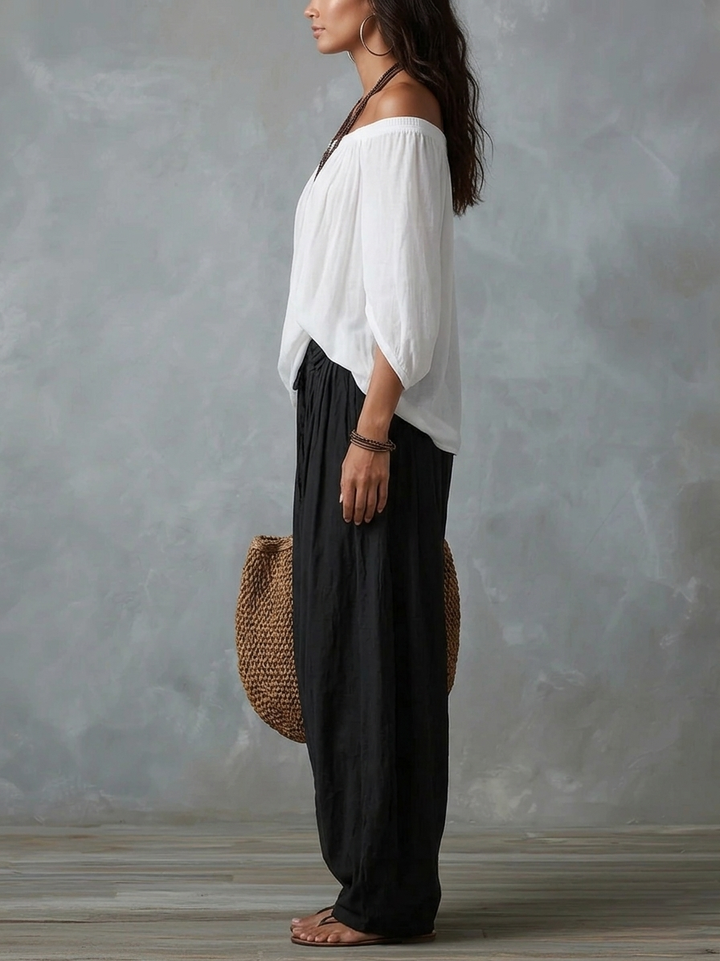 Seraphina | Bohemian Two-Piece Pant Set