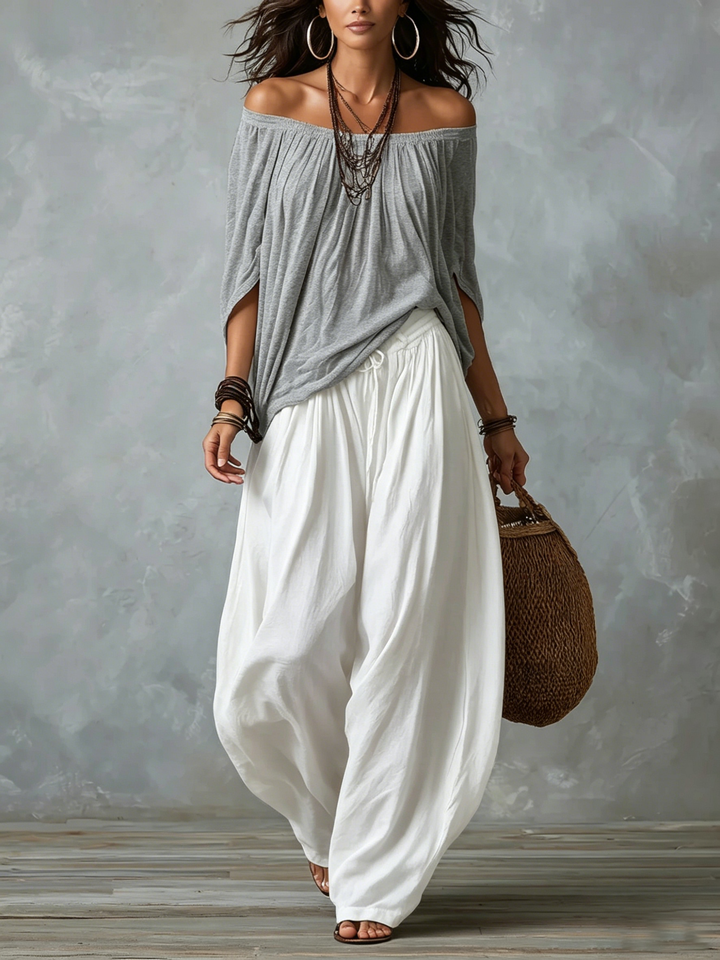 Seraphina | Bohemian Two-Piece Pant Set