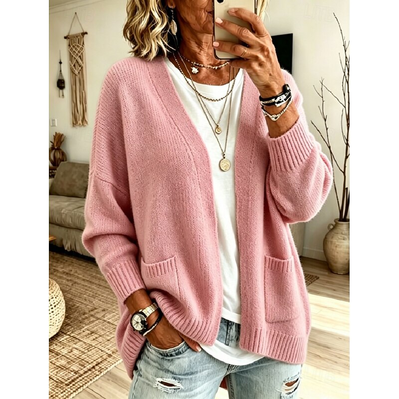 Yvette | Soft Knit Pocket Cardigan