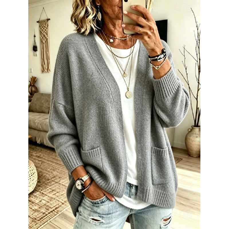 Yvette | Soft Knit Pocket Cardigan