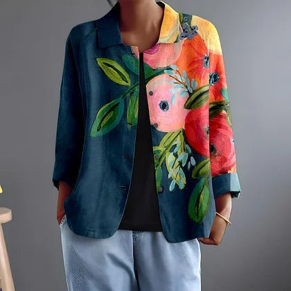 Denise | Floral Lightweight Long Sleeve
