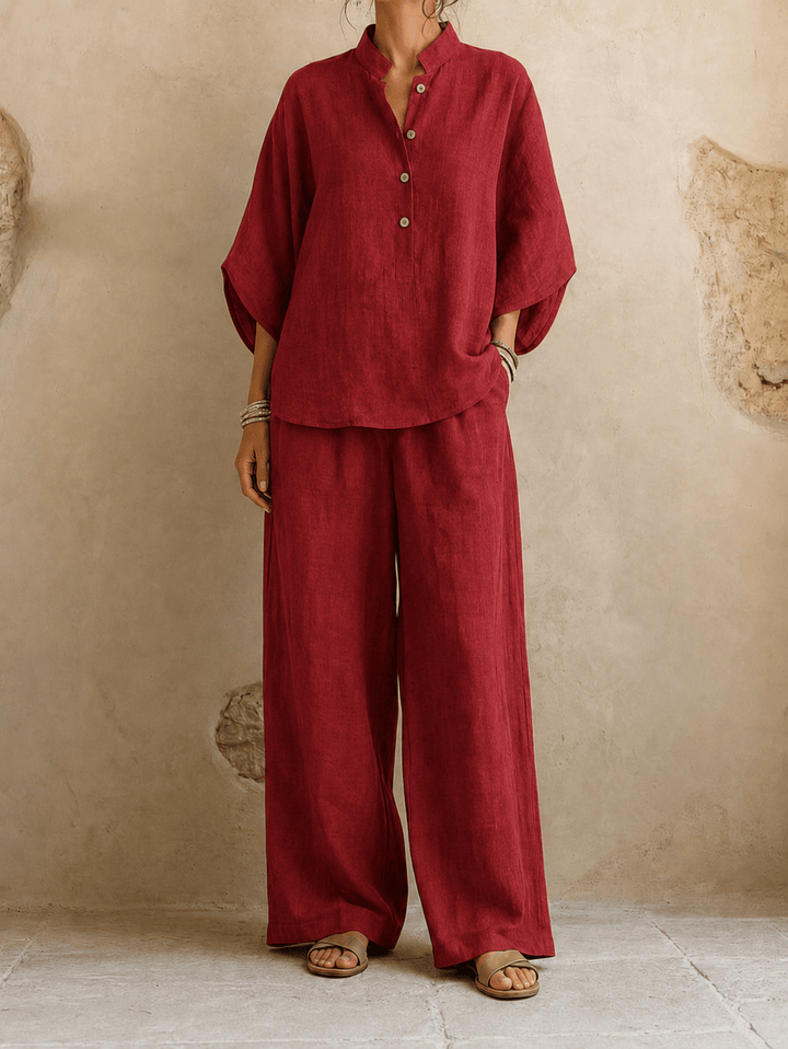 Cecilia | Relaxed Two-Piece Pant Set