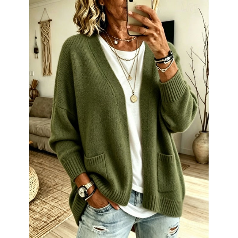 Yvette | Soft Knit Pocket Cardigan