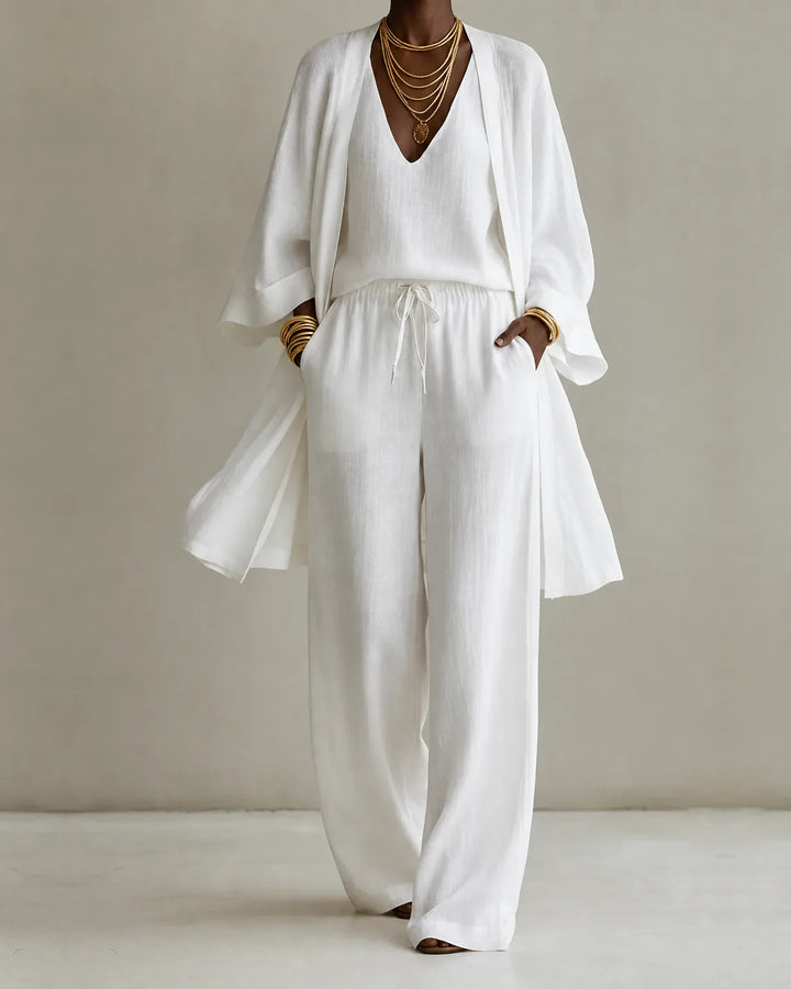 Annalise | Relaxed Three-Piece Pant Set