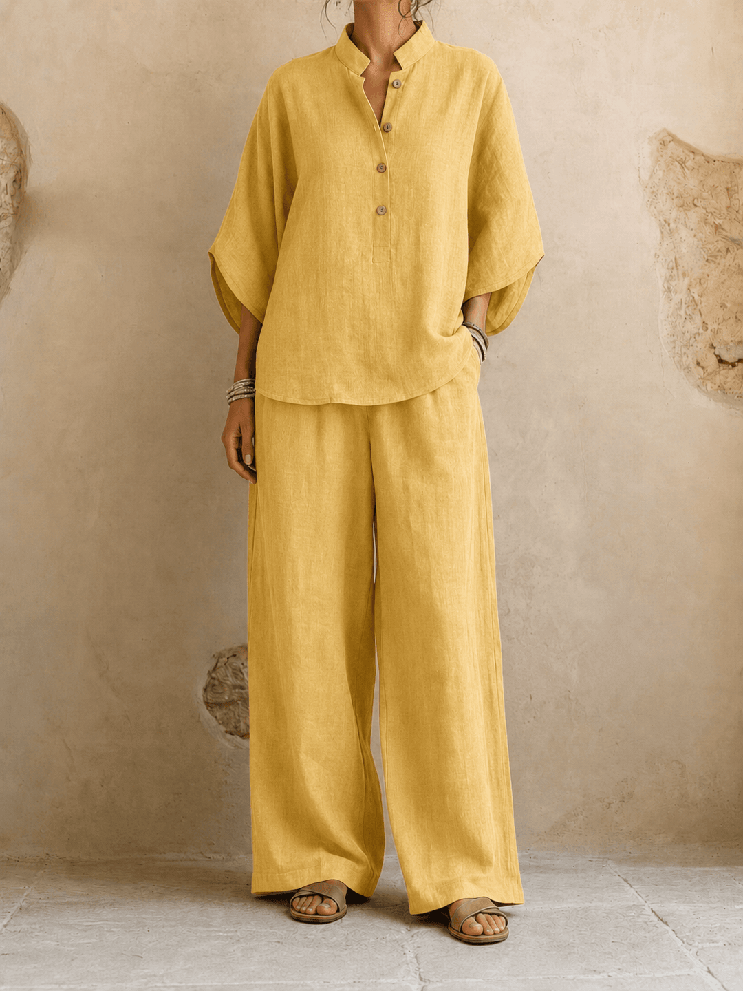 Cecilia | Relaxed Two-Piece Pant Set